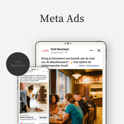 Adman Agency meta ads example visit mechelen social media marketing
